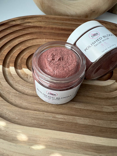 Polished Bloom Renew Facial Scrub – Exfoliation & Glow