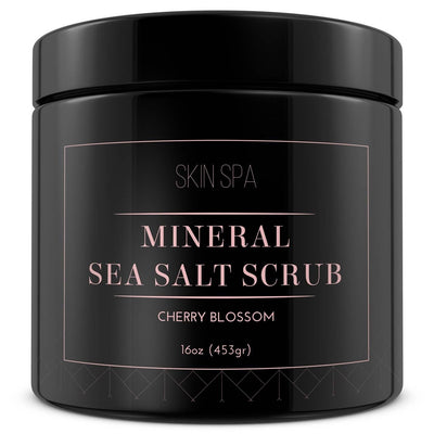 Mineral Sea Salt Scrub - Cherry Blossom 16oz