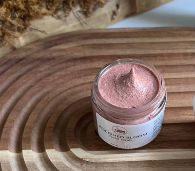 Polished Bloom Renew Facial Scrub – Exfoliation & Glow
