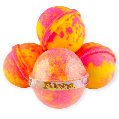 Box of 3 Bath Bomb Coconut Island
