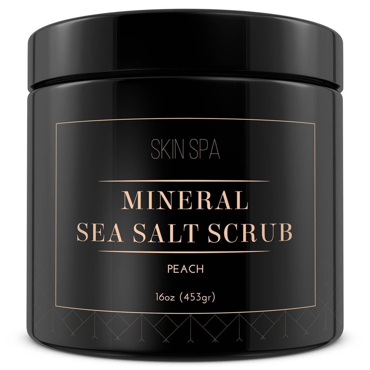 Mineral Sea Salt Scrub - Peach 16oz