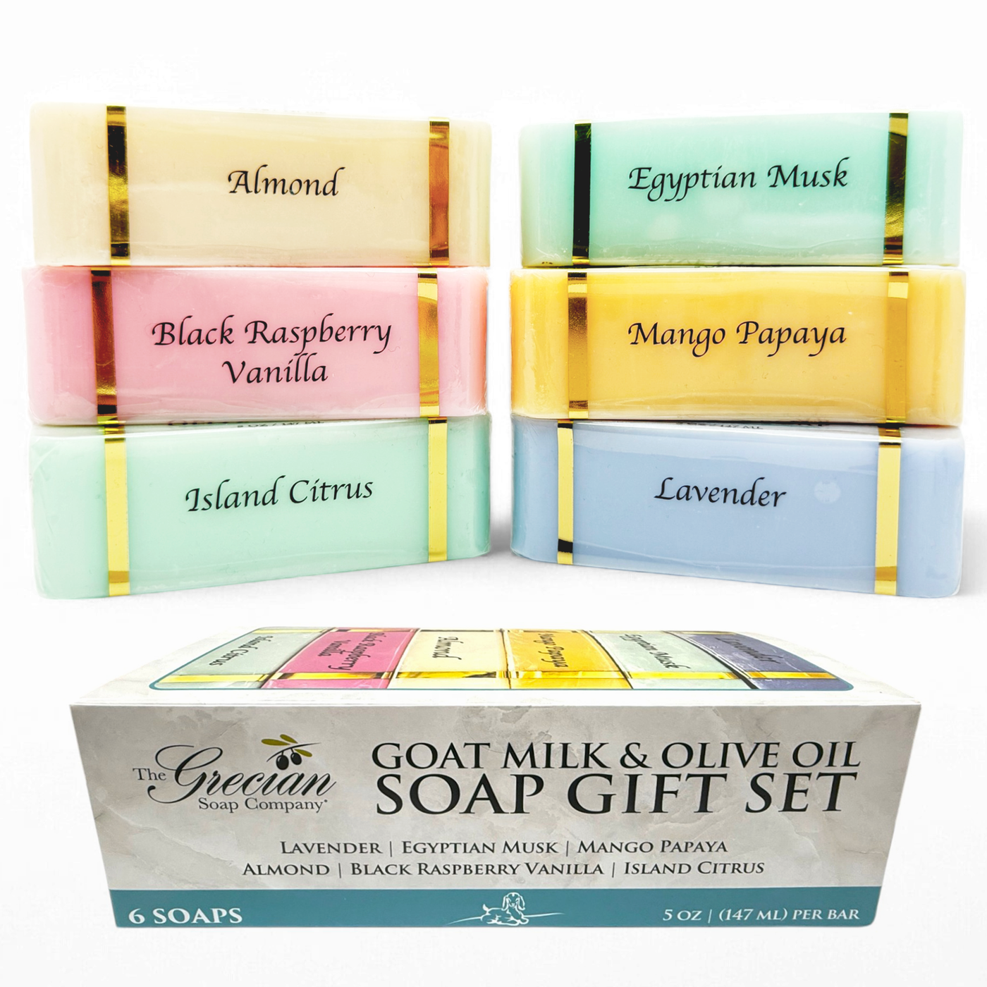 Goat Milk & Olive Oil Soap 6-Pack