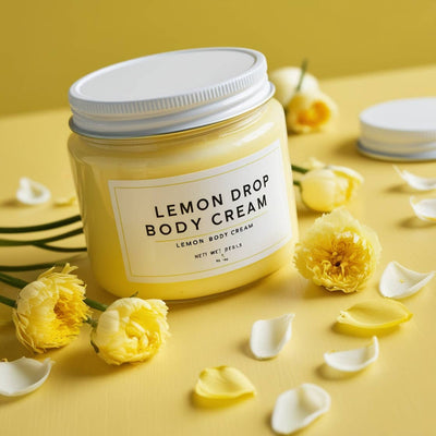 Lemon Drop Body Butter Cream - Luxurious Citrus Dream