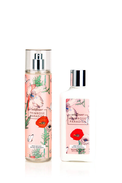 Primrose Paradise 2-Piece Body Mist and Body Lotion Set