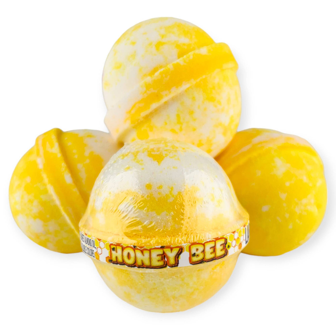 Box of 3 Bath Bomb Honeybee