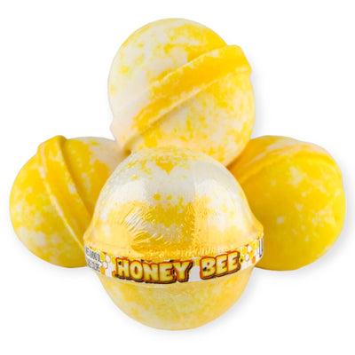 Box of 3 Bath Bomb Honeybee