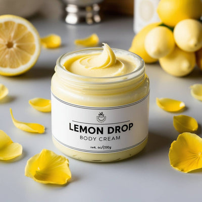 Lemon Drop Body Butter Cream - Luxurious Citrus Dream