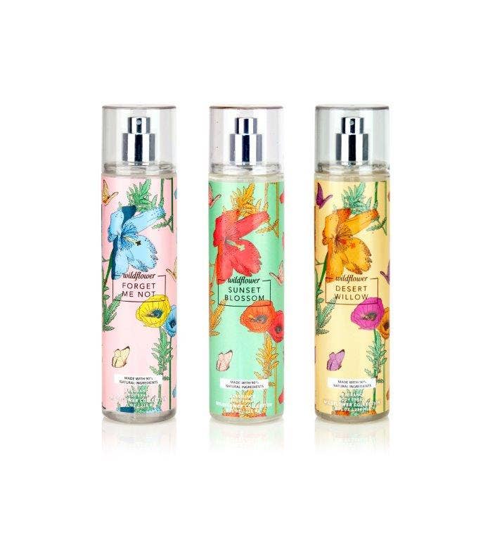 Wildflower Collection 3-Piece Morning Dew Body Mist Set