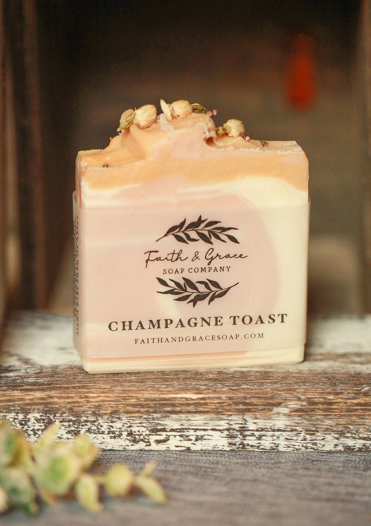 Champagne Toast Artisan Soap, Luxury Shea Butter Soap