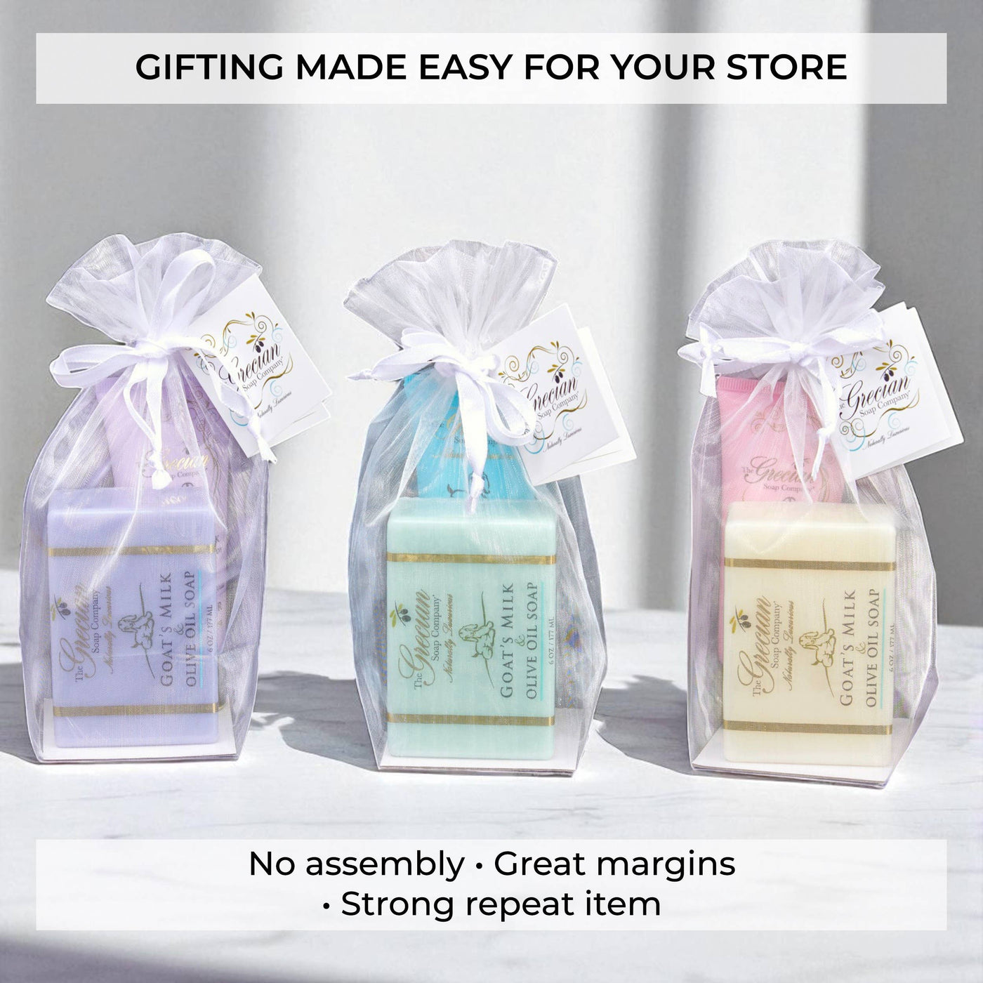 Goat Milk Relaxation Organic Soap and Lotion Gift Set: Almond