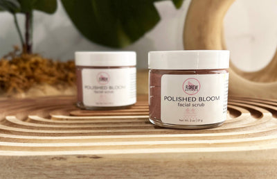 Polished Bloom Renew Facial Scrub – Exfoliation & Glow