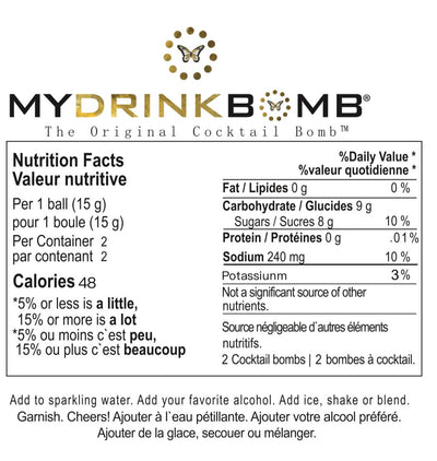 2 Pack Cocktail Drink Bomb™ Mix Pack: Cosmo/Limoncello Limited Time