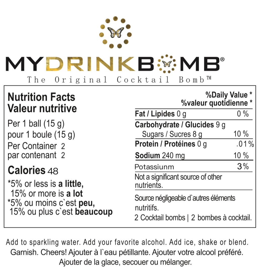2 Pack Cocktail Drink Bomb™ Mix Pack: Bellini Blush/Mimosa Limited Time